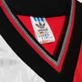 1995/96 Rangers Away Red White Retro Soccer Jersey