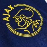 2000/01 AJ Away Yellow Retro Soccer Jersey