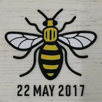 M Utd 2017-5-22 Bee Patch 曼联胸前小蜜蜂  (You can buy it OR tell us which jersey to print it on. )