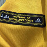 2000/01 AJ Away Yellow Retro Soccer Jersey