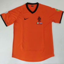 2000 Netherlands Home Orange Retro Jersey