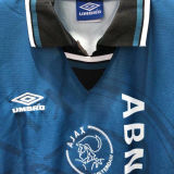 1995/96 AJ Away Blue Retro Soccer Jersey
