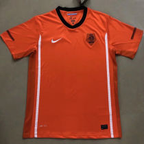 2010 Netherlands Home Orange Retro Jersey