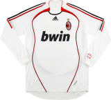 2006/07 AC Milan Away White Retro Long Sleeve Soccer Jersey