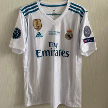 2017/18 RM Home UCL FINAL KYIV 2018 Retro Soccer Jersey (Have All Patch 全臂章)