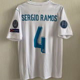 2017/18 RM Home UCL FINAL KYIV 2018 Retro Soccer Jersey (Have All Patch 全臂章)