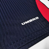 1998 England Home White Kids Retro Soccer Jersey