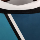 1996 R BTS Away Blue Retro Soccer Jersey