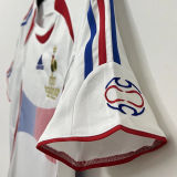 2006 France Away White Retro Soccer Jersey