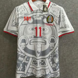 1998 Mexico Away Retro Long Sleeve Soccer Jersey