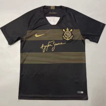 2019/20 Corinthians Third Black Retro Soccer Jersey