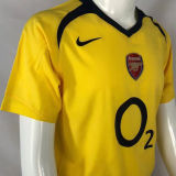 2005/06 ARS Away Yellow Retro Soccer Jersey