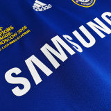 2008 CFC UCL FINAL MOSCOW Blue Retro Soccer Jersey