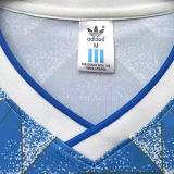 1988 DDR Away Blue Retro Soccer Jersey