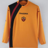 2005/06 Roma Home Retro Long Sleeve Soccer Jersey