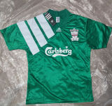 1992/93 LFC  Away Green Retro Soccer Jersey