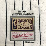 1993-94 Magic HARDAWAY #1 White Retro NBA Jerseys 热压