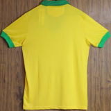 1958 Brazil Home Yellow Retro Soccer Jersey