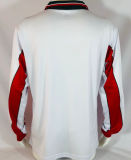 1998 Morocco White Retro Long Sleeve Soccer Jersey