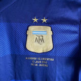 2014 Argentina Away Retro Soccer Jersey