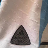 MESSI #10 Signature Version Argentina Home Player Version Jersey (3 Stars 3星 签名和图版)