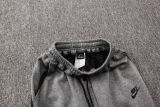 2018/19 NK~ Light Gray Hoody Zipper Jacket Tracksuit