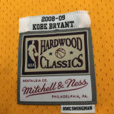 2008/09 Lakers BRYANT #24 Yellow Retro  NBA Jerseys 热压