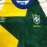 1991 Brazil Special Edition Retro Soccer Jersey