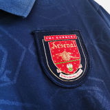 BERGKAMP #10  1995 ARS Away Blue Retro Jersey (有背号下英文)