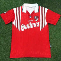 1996 River Plate Away Red Retro Soccer Jersey