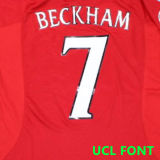 2000/02 M Utd Home Red Retro Soccer Jersey
