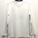 RONALDO #7 M Utd White Retro Long Sleeve Jersey 2008/09 (Have Patch 带 07/08 CHAMPIONS 金 英超双臂章 FA Premier League Font 英超字体 )