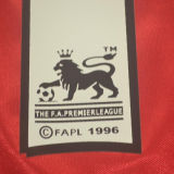 BERGKAMP #10 ARS Home Retro Jersey 1998/99 (Have Patch 带 1997-1998 金双臂章 FA Premier League Font 英超字体 )