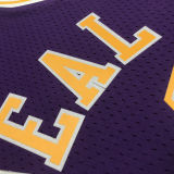1996/97 Lakers O'NEAL #34 Retro Purple NBA Jerseys热压