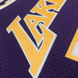 1996/97 Lakers O'NEAL #34 Retro Purple NBA Jerseys热压