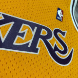 1984/85 Lakers JOHNSON #32 Retro Yellow NBA Jerseys热压