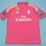 2014/15 RM Away Pink Retro Soccer Jersey