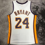 2009/10 Lakers BRYANT #24 Retro White NBA Jerseys热压