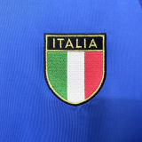 2000 Italy Home Blue Retro Soccer Jersey