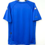 2000 Italy Home Blue Retro Soccer Jersey
