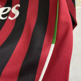 2011-2012 AC Milan Home Long Sleeve Retro Jersey