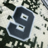 2013/14 Spurs PARKER #9 Camo Retro NBA Jerseys 热压