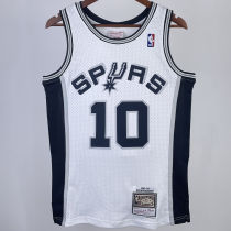1993/94 Spurs ROOMAN  #10 White Retro NBA Jerseys热压
