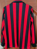 1988/89 AC Milan Home  Long Sleeve Retro Jersey
