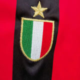 1988/89 AC Milan Home  Long Sleeve Retro Jersey