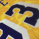 1996/97 Lakers BAPE×M&N #93 Yellow NBA Jerseys