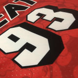 1993 Miami Heat BAPE×M&N #93 Red NBA Jerseys