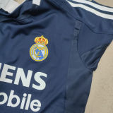 2004/05 RM Away Black Retro Soccer Jersey (Not La Liga Patch)