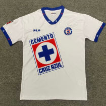 1996 Cruz Azul Away White Retro Soccer Jersey