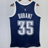 2015/16 KC Thunder DURANT #35 Dark Blue Retro NBA Jerseys 热压